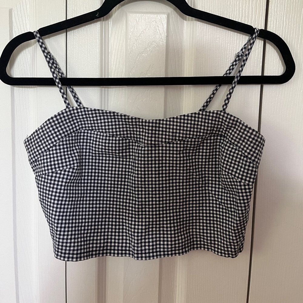 Checkered tank top